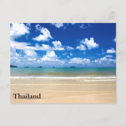 Thailand op het strand briefkaart (Voorkant)