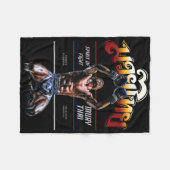 Thailand Original Muay Thai Kickboxing  Fleece Deken (Voorkant (Horizontaal))