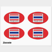 Thailand Ovale Sticker (Vel)