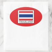 Thailand Ovale Sticker (Tas)