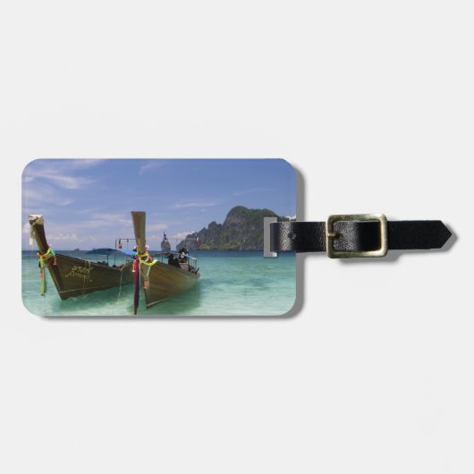 Thailand, Phi Phi Don-eiland, Yong Kasem-strand, Bagagelabel (Voorkant horizontaal)