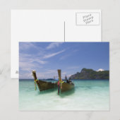Thailand, Phi Phi Don-eiland, Yong Kasem-strand, Briefkaart (Voorkant / Achterkant)
