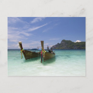 Thailand, Phi Phi Don-eiland, Yong Kasem-strand, Briefkaart
