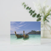 Thailand, Phi Phi Don-eiland, Yong Kasem-strand, Briefkaart (Staand voorkant)