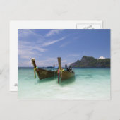 Thailand, Phi Phi Don Island, Yong Kasem beach, Briefkaart (Voorkant / Achterkant)