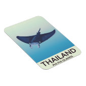 Thailand Phi Phi-eilanden Reisposter Magneet (Rechterzijde)