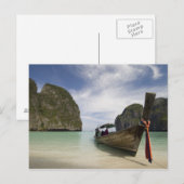 Thailand, Phi Phi Lay-eiland, Maya Bay. Briefkaart (Voorkant / Achterkant)