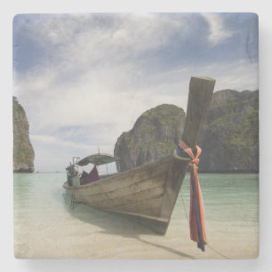 Thailand, Phi Phi Lay-eiland, Maya Bay. Stenen Onderzetter