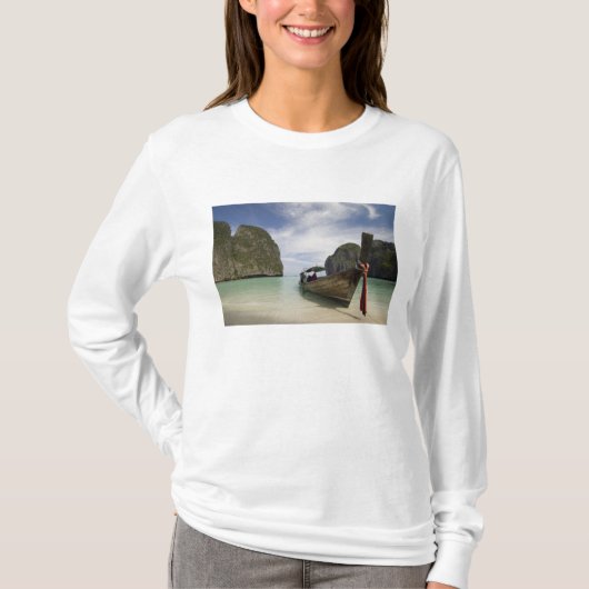 Thailand, Phi Phi Lay-eiland, Maya Bay. T-shirt (Voorkant)