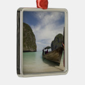 Thailand, Phi Phi Lay Island, Maya Bay. Metalen Ornament (Rechts)