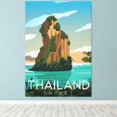 Thailand Phuket Canvas Afdruk (Insitu (Houten vloer))