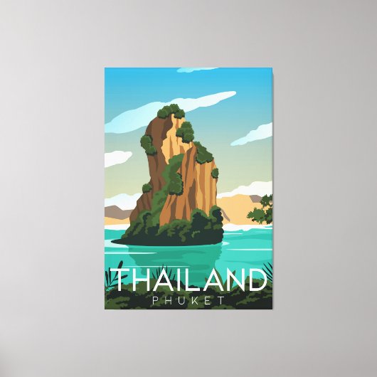 Thailand Phuket Canvas Afdruk (Voorkant)