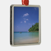 Thailand, Phuket Island. Beach. Metalen Ornament (Rechts)
