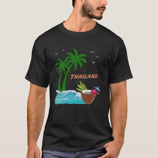 Thailand Phuket Koh Samui Ko Phi Phi Phangan Souve T-shirt (Voorkant)