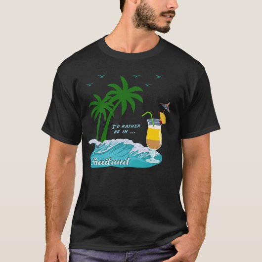 Thailand Phuket Koh Samui Phangan Phi Phi Pattaya T-shirt (Voorkant)