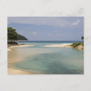 Thailand, Phuket, Nai Harn-strand. Briefkaart