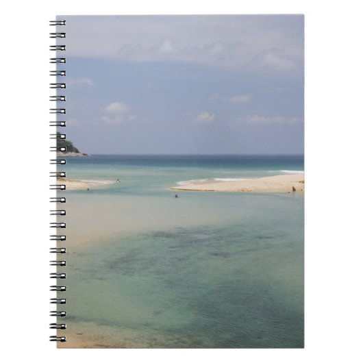Thailand, Phuket, Nai Harn strand. Notitieboek (Voorkant)