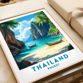 Thailand Phuket Reisposter Muurkunst Poster