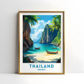 Thailand Phuket Reisposter Muurkunst Poster