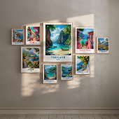 Thailand Phuket Reisposter Muurkunst Poster