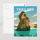 Thailand Phuket Retro Briefkaart (Voorkant / Achterkant)