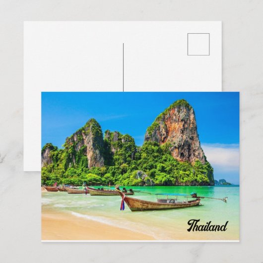 Thailand Postal card. Briefkaart (Voorkant / Achterkant)