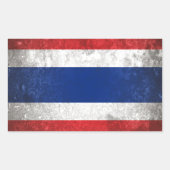 Thailand Rechthoekige Sticker (Voorkant)