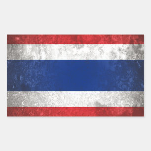 Thailand Rechthoekige Sticker