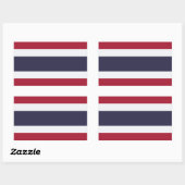 Thailand Rechthoekige Sticker (Vel)