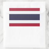 Thailand Rechthoekige Sticker (Tas)
