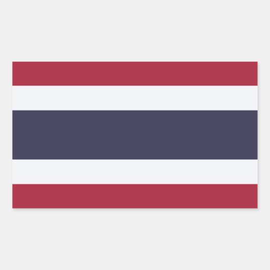 Thailand Rechthoekige Sticker (Voorkant)