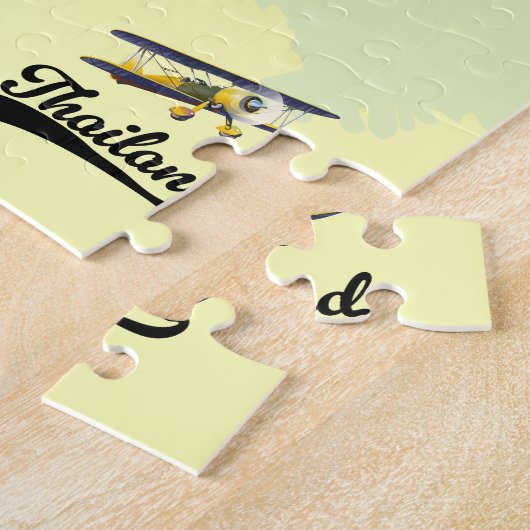 Thailand Reisplattegrond Legpuzzel (Zijkant)