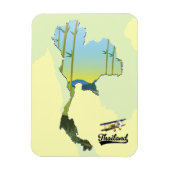 Thailand Reisplattegrond Magneet (Verticaal)