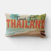 Thailand Reisposter Kussen (Achterkant)