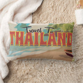 Thailand Reisposter Kussen (Deken)