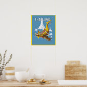 Thailand reisposter poster (Keuken)