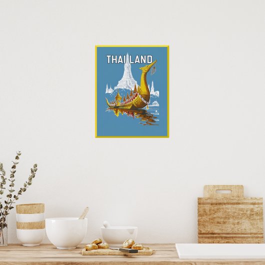 Thailand reisposter poster (Keuken)
