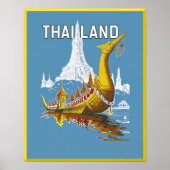 Thailand reisposter poster (Voorkant)