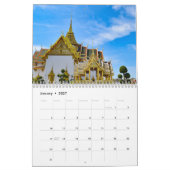 Thailand Reizen en Bestemming Kalender (Jan 2027)
