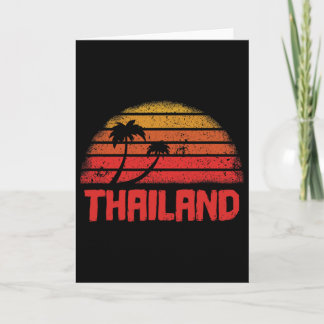 Thailand Retro Vintage 70s Throwback  Kaart