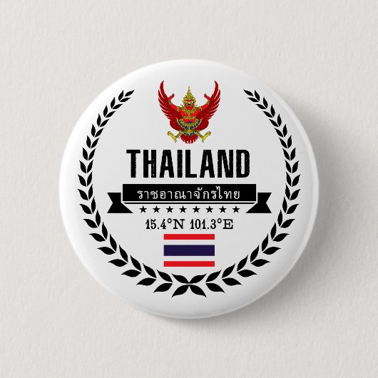 Thailand Ronde Button 5,7 Cm (Voorkant)