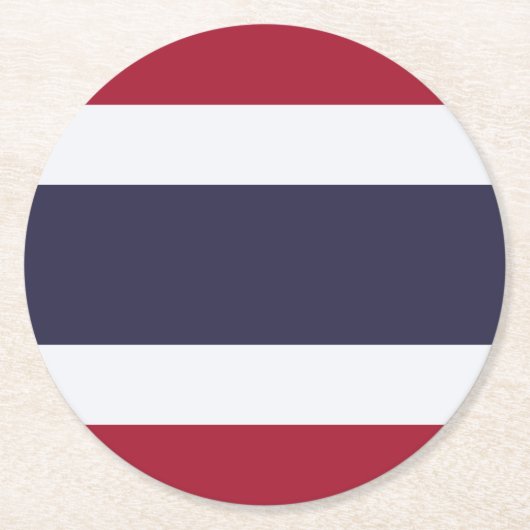 Thailand Ronde Kartonnen Onderzetter (Voorkant)