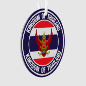 Thailand Round Embleem Ornament (voorkant)
