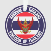 Thailand Round Embleem Ornament (voorkant)