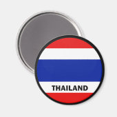Thailand Roundel kwaliteitsvlag Magneet (Voorkant / Achterkant)