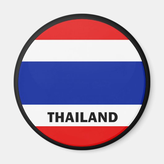 Thailand Roundel kwaliteitsvlag Magneet (Voorkant)