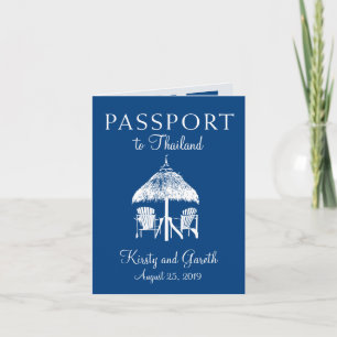 Thailand Save the Date Passport   Weddenschap