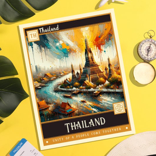 Thailand |  schilderij briefkaart
