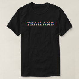 THAILAND Speciale zwarte toerist T-shirt