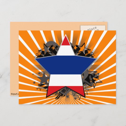 Thailand Star Briefkaart (Voorkant / Achterkant)
